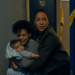 Buy Cush Jumbo TV Series Criminal Record S02 June Lenker Black Wool Jacket