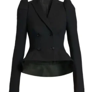 Buy Eleanor TV Series Imperfect Women 2026 Black Puff Sleeve Blazer For Women