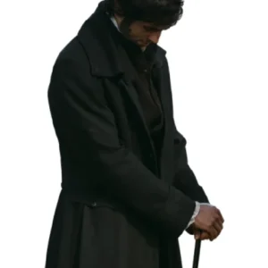 Buy Jacob Elordi Wuthering Heights Black Floor Wool Long Coat
