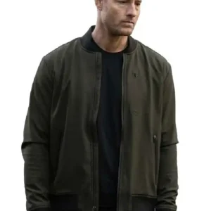 Buy Justin Hartley Tracker S03 Green Bomber Jacket