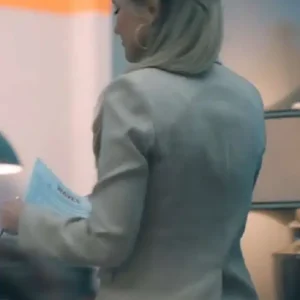 Buy Kate Hudson TV Series Running Point 2026 Isla Gordon Beige Wool Blazer For Women