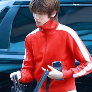 Buy Kim Juhoon KBS 2026 Red Track Jacket For Men and Women