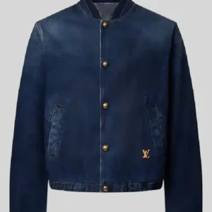 Buy Louis Vuitton LeBron James Denim Jacket For Men and Women