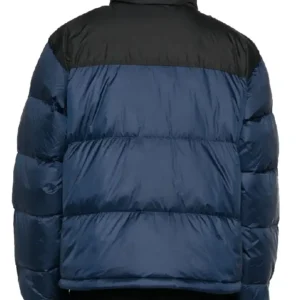 Buy Nick Kroll Roommates 2026 Brian Blue Puffer Jacket