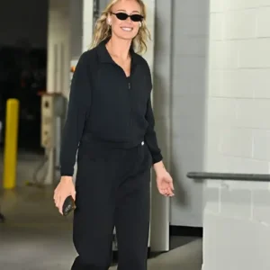 Buy Sophie Cunningham Indiana Fever Black Cropped Track Jacket For Women