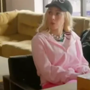 Buy Ted Lasso S04 Juno Temple Pink Zip-Up Jacket