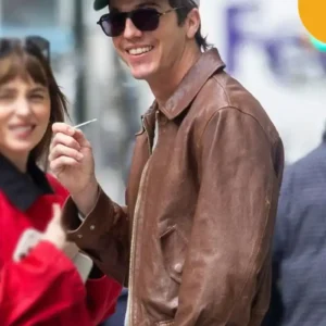 Buy Tucker Pillsbury New York City 2026 Brown Leather Jacket
