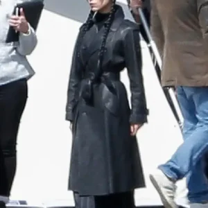 Buy Wednesday Season 03 Jenna Ortega Leather Coat