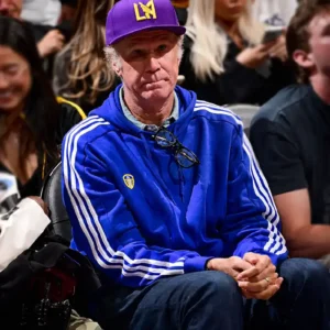 Buy Will Ferrell Houston Rockets VS Lakers 2026 Blue Hoodie