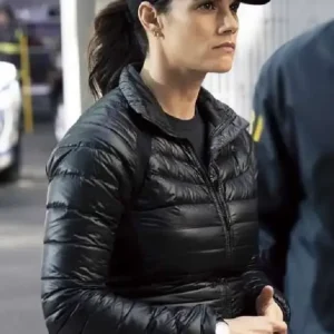 CIA 2026 Missy Peregrym Black Puffer Jacket For Women