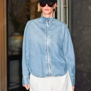 Charlize Theron NYC 2026 Denim Jacket