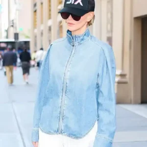 Charlize Theron NYC 2026 Denim Jacket For Women
