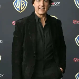 CinemaCon Tom Cruise Black Suede Blazer