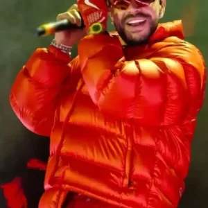 Colombia Ryan Castro Red Puffer Jacket