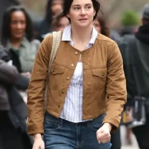 Count Me Lies Shailene Woodley Brown Denim Jacket