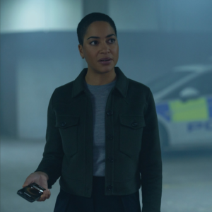 Criminal Record S02 Cush Jumbo Black Jacket