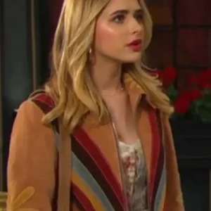 Days of Our Lives 2026 Ashley Puzemis Suede Jacket