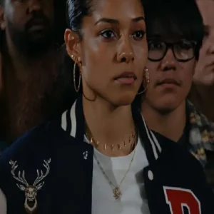 Dead Deer High Kyla Brown Varsity Jacket On Sale
