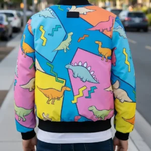 Dino Bomber Jacket Back