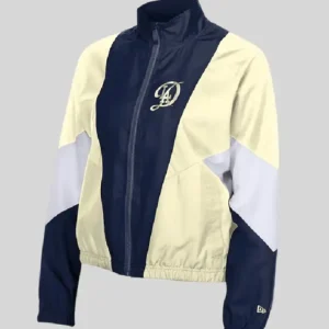 Dodgers New Era Leisure City Jacket Front
