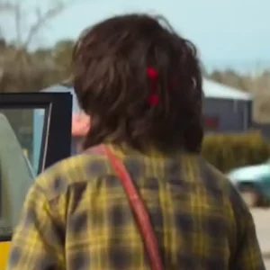 Driver's Ed Aidan Laprete Wool Checkered Jacket Back