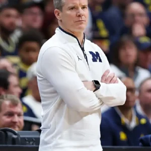 Dusty May Michigan Wolverines Half-Zip Sweatshirt For Sale