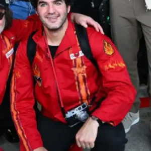 F1 Grand Prix Benny Safdie Red Jacket On Sale