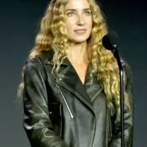 Fashion Trust U.S Olympia Awards Gayot Leather Jacket