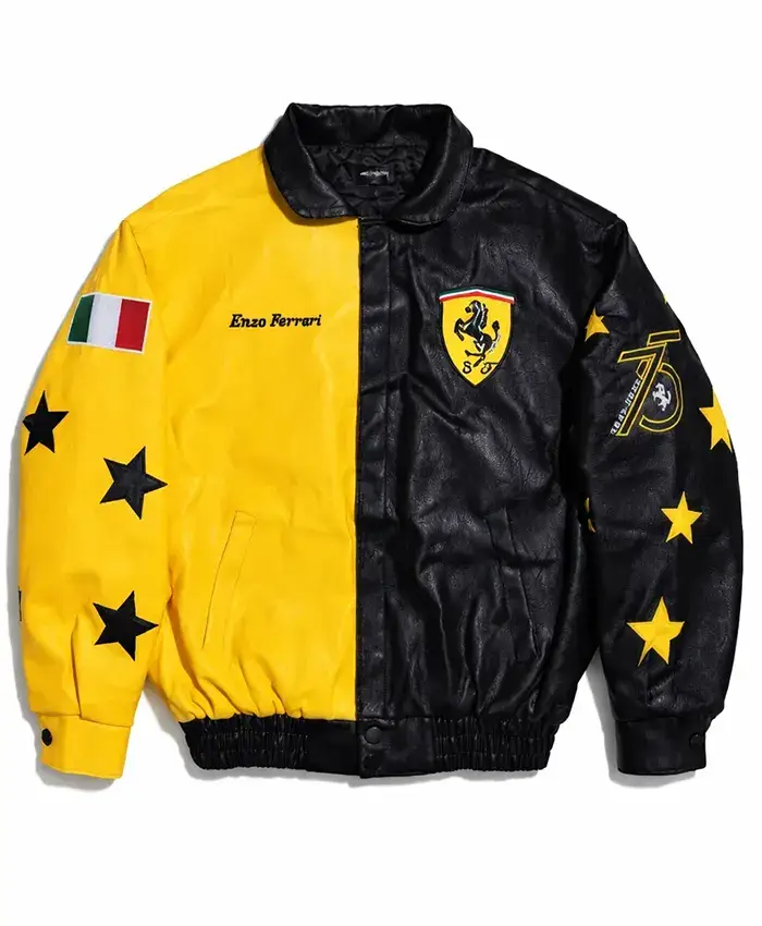 Ferrari Enzo F1 Racing Leather Jacket - For Sale