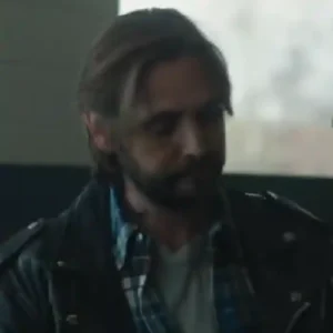 Finestkind Aaron Stanford Black Leather Jacket On Sale