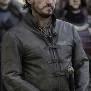 Game Of Thrones S07 Bronn Brown Leather Jacket