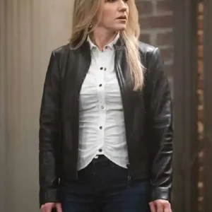 General Hospital Alexa Havins Black Leather Jacket