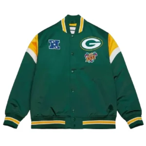 Green Bay Packers Heavyweight Satin Jacket