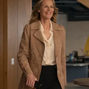 Hacks S08 Helen Hunt Brown Suede Leather Jacket