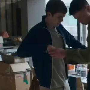 Half Man S01 Mitchell Robertson Blue Jacket For Men