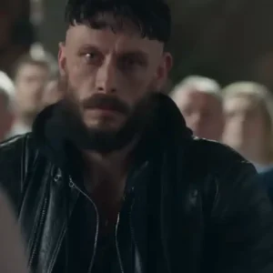 Half Man S01 Richard Gadd Black Leather Jacket