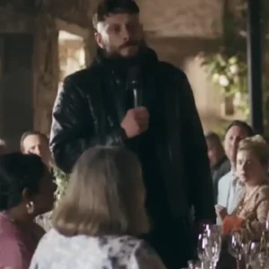 Half Man S01 Richard Gadd Black Leather Jacket For Men