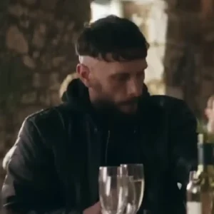 Half Man S01 Richard Gadd Black Leather Jacket On Sale