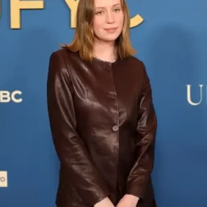 Hannah Einbinder NBCUniversal Leather Jacket