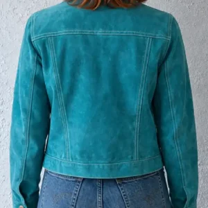 Happys Place S02 Reba McEntire Suede Jacket Back