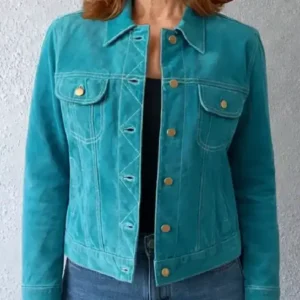 Happys Place S02 Reba McEntire Suede Jacket Front