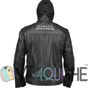 Harley Davidson Swingarm Leather Jacket Back