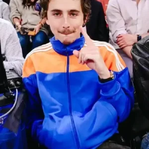 Hawks Knicks Game 2026 Timothee Chalamet Jacket