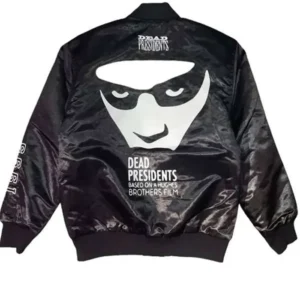 Headgear Classics Dead Presidents Black Satin Jacket Back