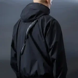 Hideo Kojima Acronym Drawbridge Black Jacket Back Side