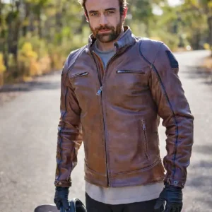 Home and Away S38 Adam Rowland Brown Jacket