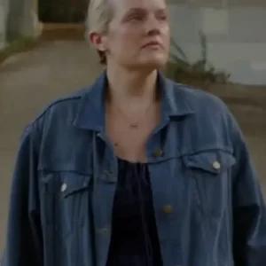 Imperfect Women S01 Elisabeth Moss Denim Jacket For Sale