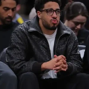 Indiana Pacers Vs Chicago Bulls Tyrese Haliburton Leather Jacket
