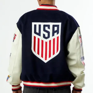 Jeff Hamilton US Soccer Varsity Jacket For Men