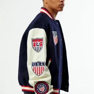 Jeff Hamilton US Soccer Varsity Jacket On Sale